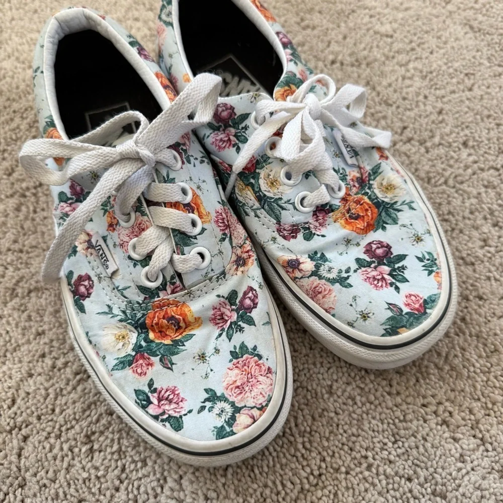 Vans Era Garden Floral Print Canvas Shoes 4